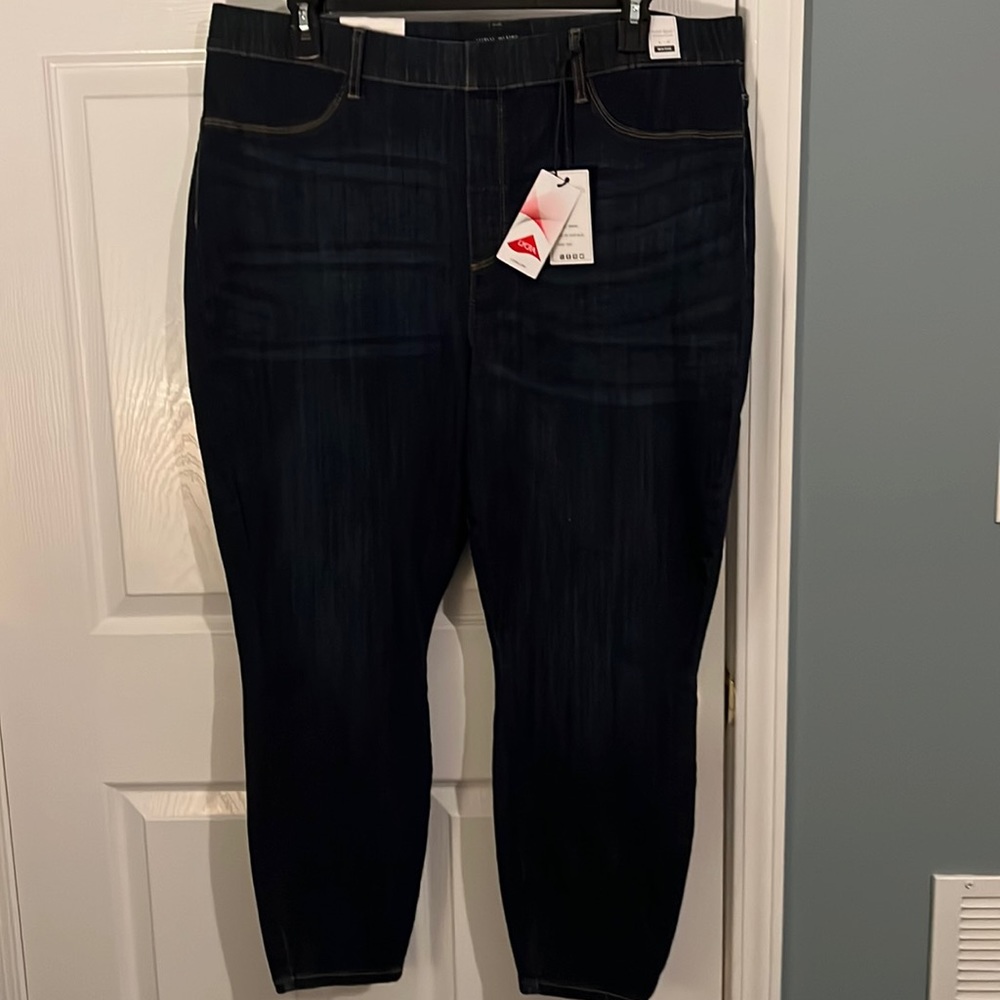 Judy Blue 24w dark rinse pull on jegging nwt